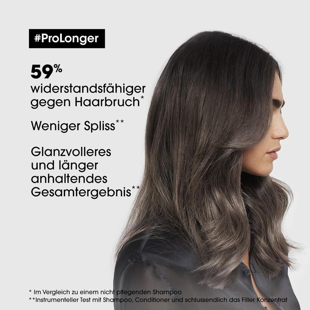 L'Oréal Professionnel hårstärkande mask för långt och tunt hår med filler A-100 och aminosyror, Series Expert, Pro Longer Mask Hair Mask Naty Shop