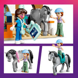 LEGO Friends veterinärskåp för hästar och husdjur, bygg- och lekset för fantasifulla rollspel med 3 minifigurer och 5 djurfigurer, presentidé för tjejer 7 år 42651 Byggset Besuche den LEGO-Store