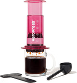 AeroPress original kaffe- och espressobryggare, bärbar kaffebryggare på baristanivå med kammare, kolv och filter, snabbkaffe- och espressobryggare