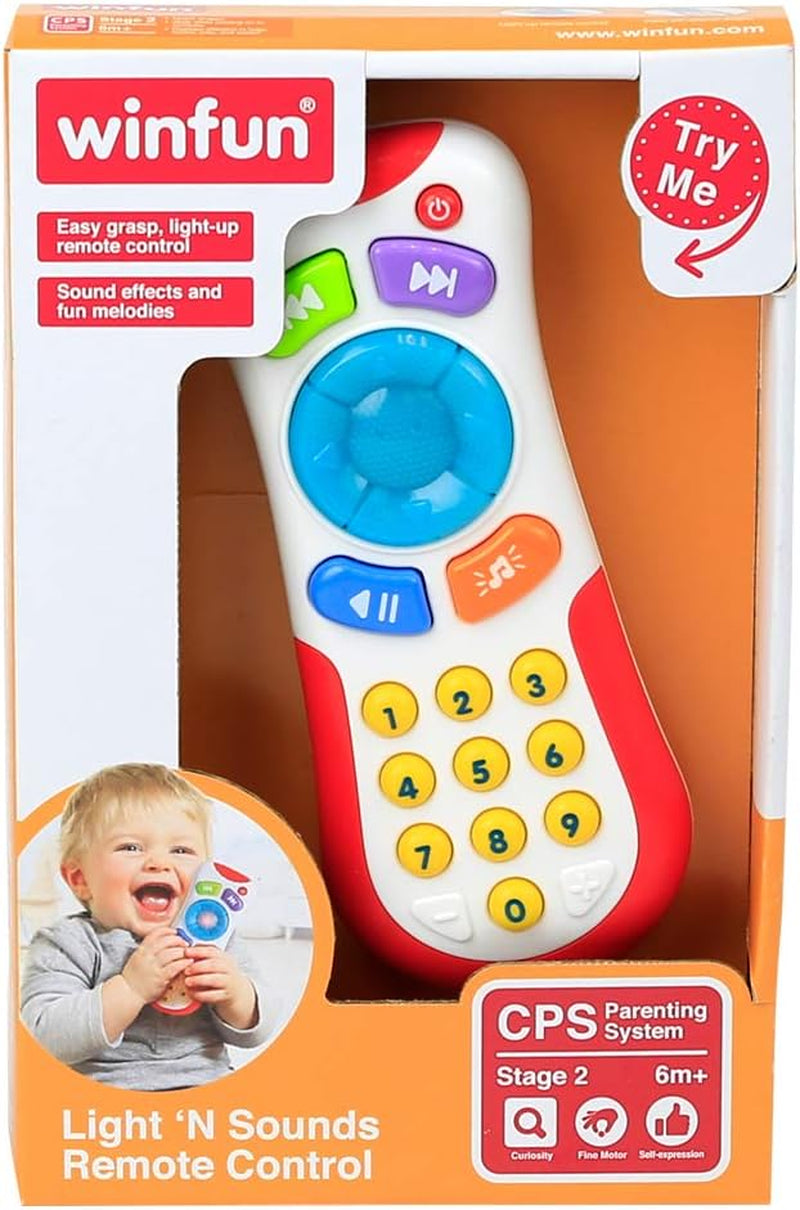 winfun 44722 No Character My First Controller with Sounds, Multicolor, S Baby Toys Naty Shop