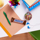 Snickers Chocolate Bar Peanut Caramel 5 Bar Pack | Snack fotboll | (1 x 5 x 50 g)