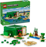 LEGO Minecraft The Turtle Beach House, leksakshus med tillbehör för flickor och pojkar 8 år gamla, set med djur och videospelkaraktärer, present till spelare 21254 Byggset Besuche den LEGO-Store Singel