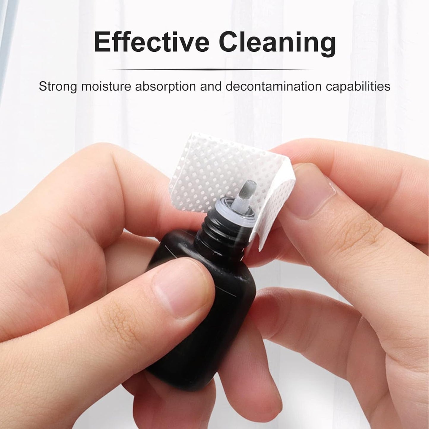 Qufiiry 300 Stück Fusselfreie Nageltücher, Luddfria Nagelservetter, Fusselfrei Nagel Wattepads, Nagel Wischtücher Für Cleaner Gelnägel Nagellackentferner Wattepads Nagelservetter Pads