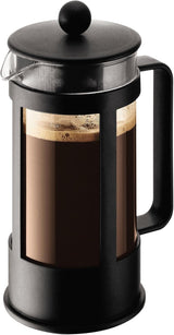 Bodum Kenya kaffebryggare - 350 ml / 3 koppar - Manuell fransk press Borosilikatglas och rostfritt stål - Tål diskmaskin - Tillverkad i Portugal