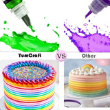 Matfärg - Högkoncentrerad flytande matfärg för kakor, bakning, påskägg, drycker - Sockerfri matfärg för fondant, glasyr, slem, tårtdekorering (Red Velvet, 236ml)