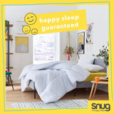Just Right Snug Duvet, 10,5 tog, hålfiber, vit, dubbelsäng Täcken och täcken Naty Shop
