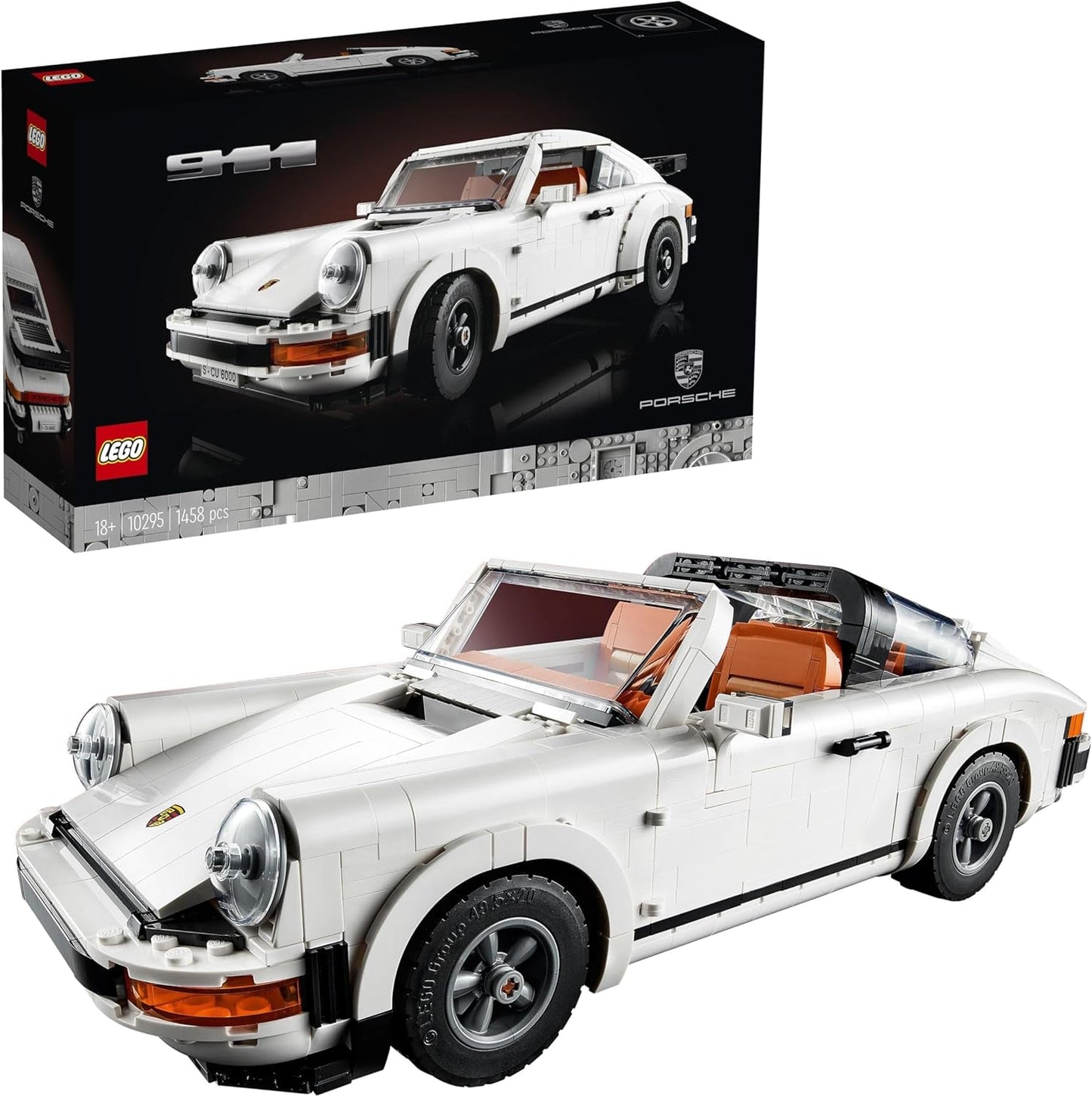 LEGO Icons Porsche 911 bilmodell för vuxna, racerbilsmodellsats att samla in 10295 byggset Besuche den LEGO-Store Single