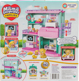 Little Live Pets Mama Surprise Families Baby Clinic lekset, 3 retrievervalpar ingår, Magic, dubbelsidigt lekset (27,8 cm B, 23,8 cm H). Mata, bada och leka, present till barn Actionfigurer Naty Shop