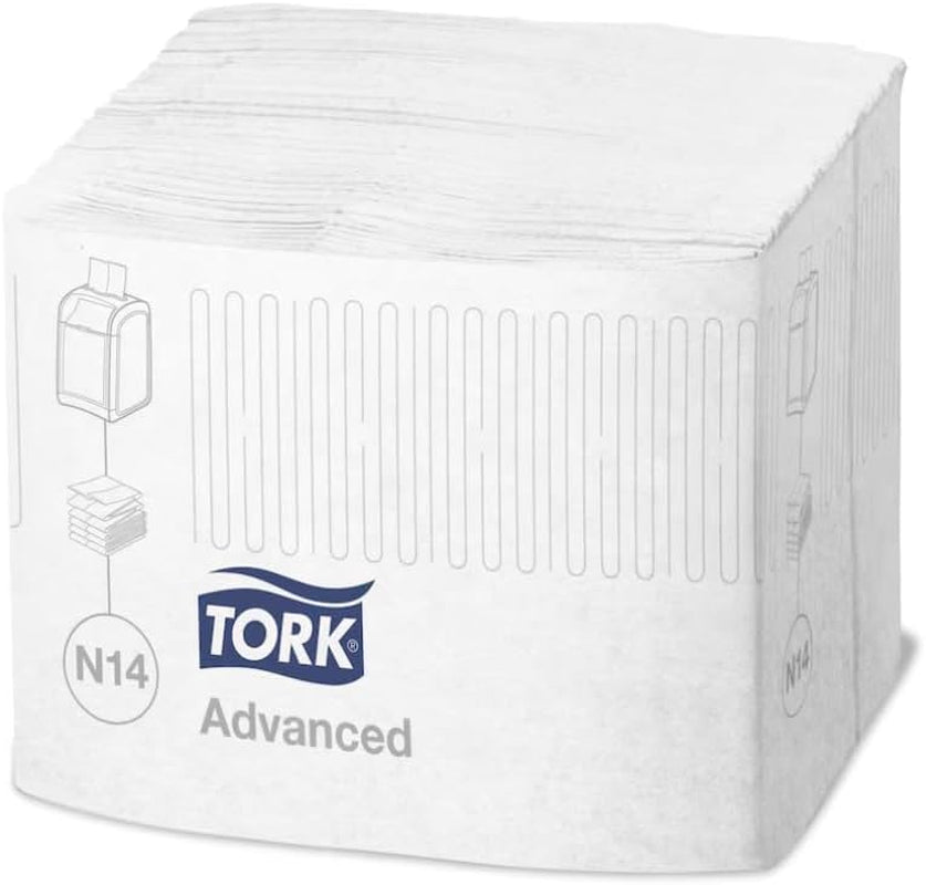 Tork Xpressnap Fit Dispenser Servetter - 15830 - N14 Advanced Napkin Dispenser Återanvändbara servetter - 2 Ply, Vit - 720 Count, Medium
