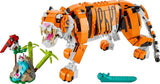 LEGO 31129 Creator Majestic Tiger, Panda eller Fish 3-i-1 djurfigursset leksak för barn Pojkar och flickor Byggset för djurbyggande leksak Besuche den LEGO-Store