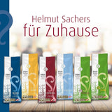 Helmut Sachers Kaffee - Wienerblandning, styrka 3/5, 100 % Arabica, hela kaffebönor, 6 x 500 g Naty Shop