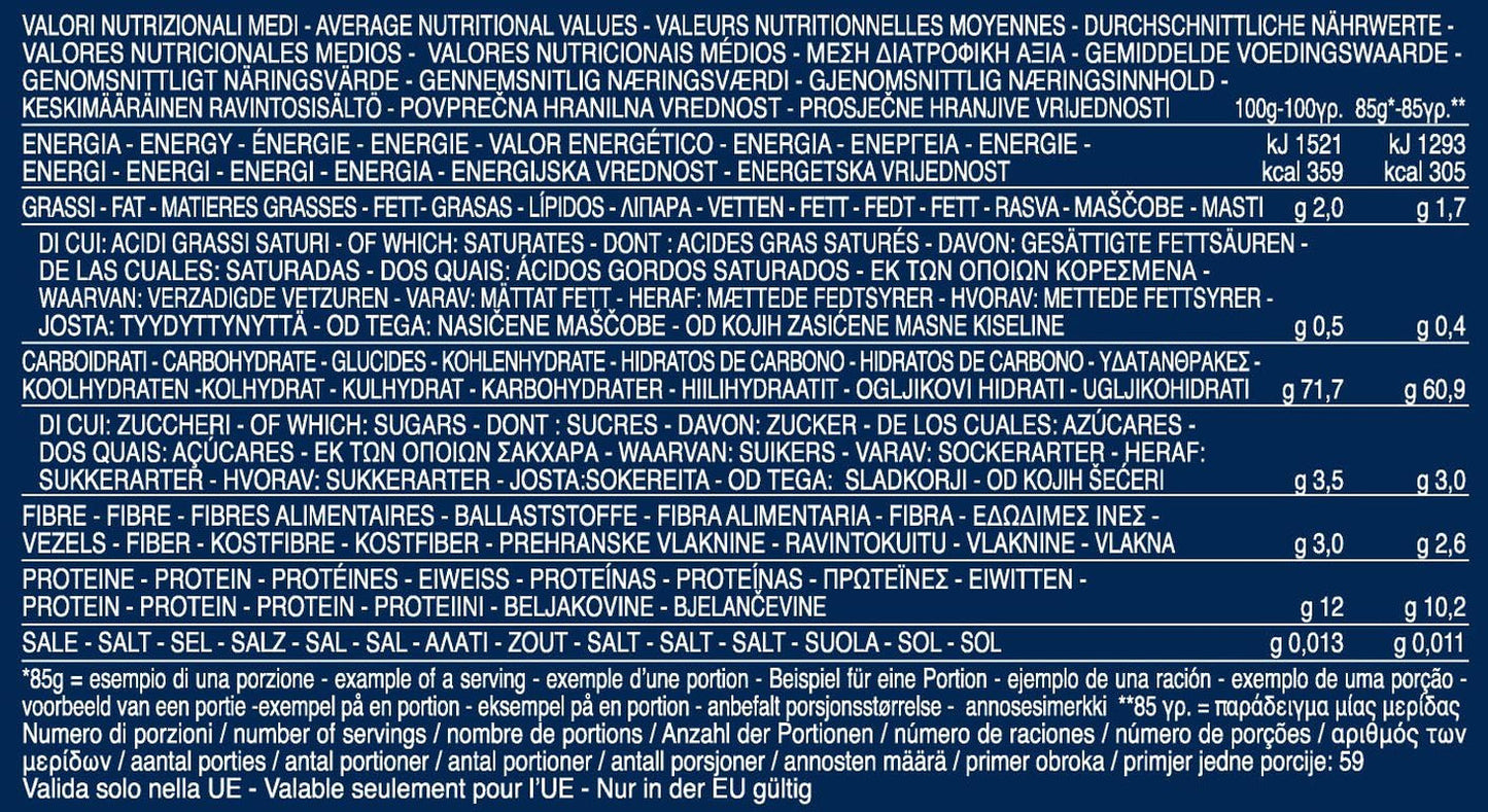 Penne Rigate Barilla durumvete pasta n. 73 – Förpackning om 1 (1x5 kg)