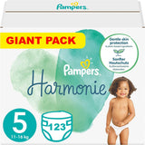PAMPERS Harmony blöjor storlek 5, 123 st (11-16 kg)