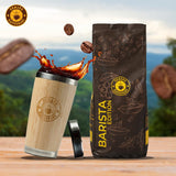 Ormado Coffee House, kaffekapslar, patenterade Kenya-kaffebönor - Arabica och Robusta-blandning, hela kaffebönor för helautomatiska kaffemaskiner, rostade bönor, helkaffe 1 kg, helautomatisk