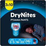 HUGGIES Drynites nattblöjor, för pojkar 4-7 år (17-30 kg), 30 st Naty Shop 30 st 3 - 5 år (16 - 23 kg)