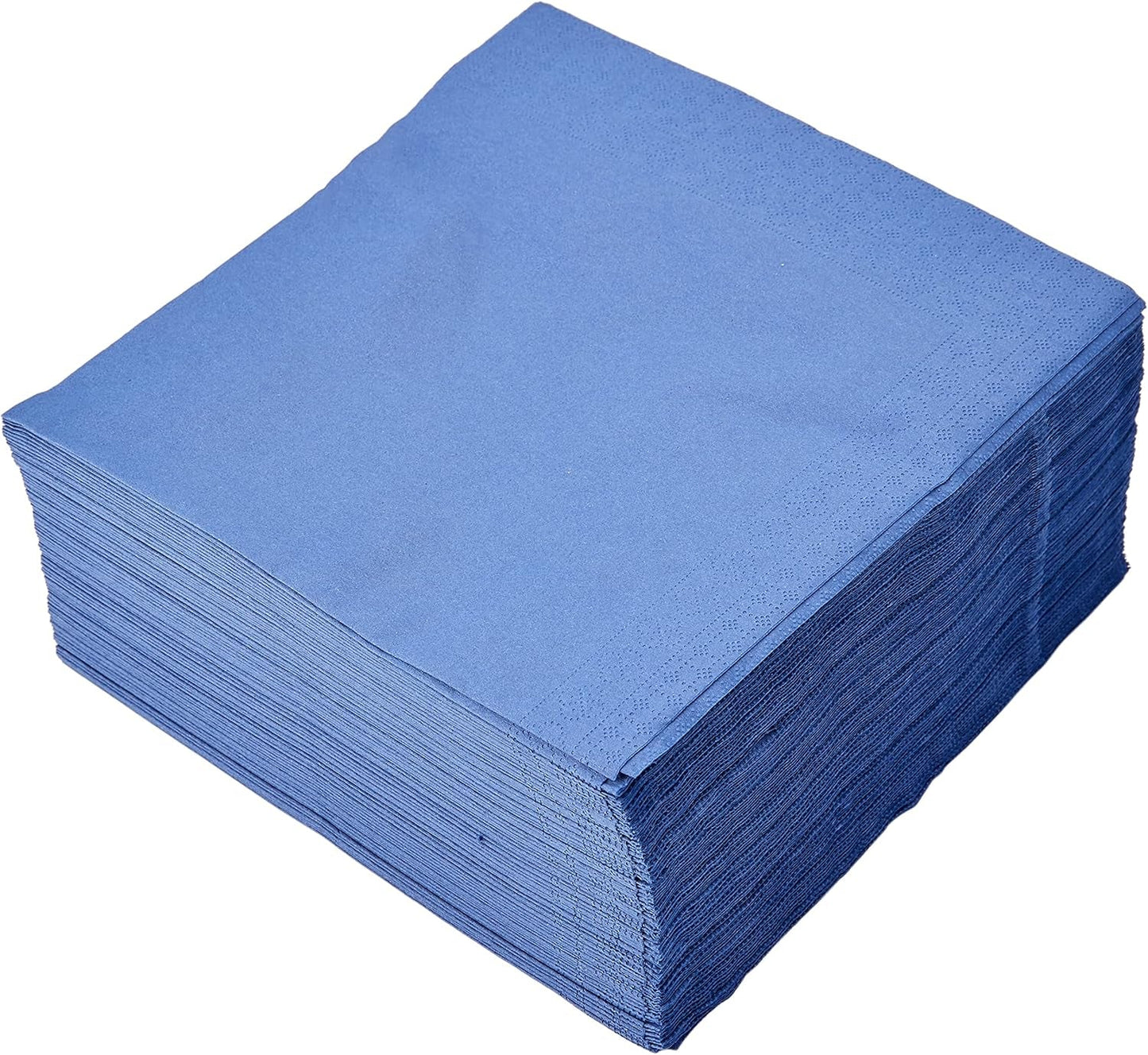 SER4230239 Servett 40 X 40, 2 lager, 1/4-faldigt, 100 servetter, 2 lager, slät kant, blå