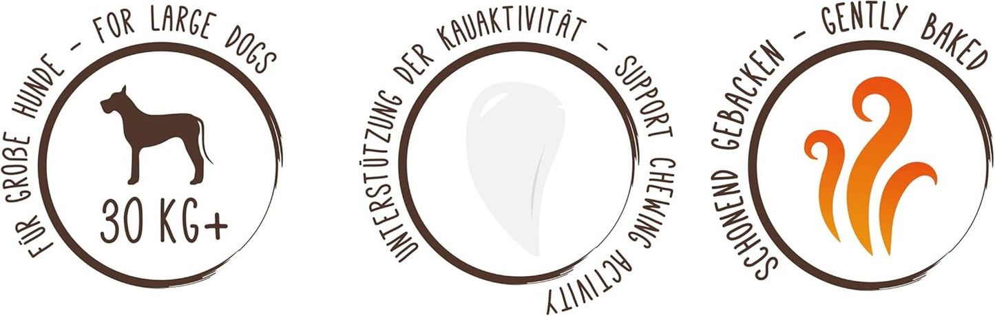 Sammys müslimynt | Krisiga bakade snacks för hundar | 5 kornmüslimynt till din stora lurviga vän (30 kg+) | 1 kg