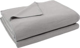 Zoepritz filt i färg: Röd, Tillverkad av 65% Polyester, 35% Viskos, Storlek: 160X200 Cm, 103291-235-160X200 Zoepritz Sängar och täcken Sedan 1828 920 Ljusgrå Mel. 220x240 cm