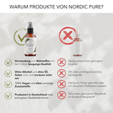 Hårbehandling med basilikaextrakt från Nordic Pure | För vård av tunt, torrt och skört hår | Kan förhindra håravfall 100ml Naty Shop hårvård