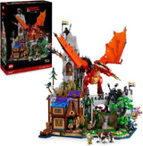 LEGO Ideas Dungeons & Dragons: The Saga of the Red Dragon, Byggset för vuxna, Dungeons and Dragons Presentidéer för fans, Fantasy Building Set, Creative Activity 21348 Byggset Besuche den LEGO-Store Standardtitel