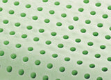 Marcapiuma memory foam kudde, grön, naturlig, med örter, 2 stycken Standardkuddar Naty Shop