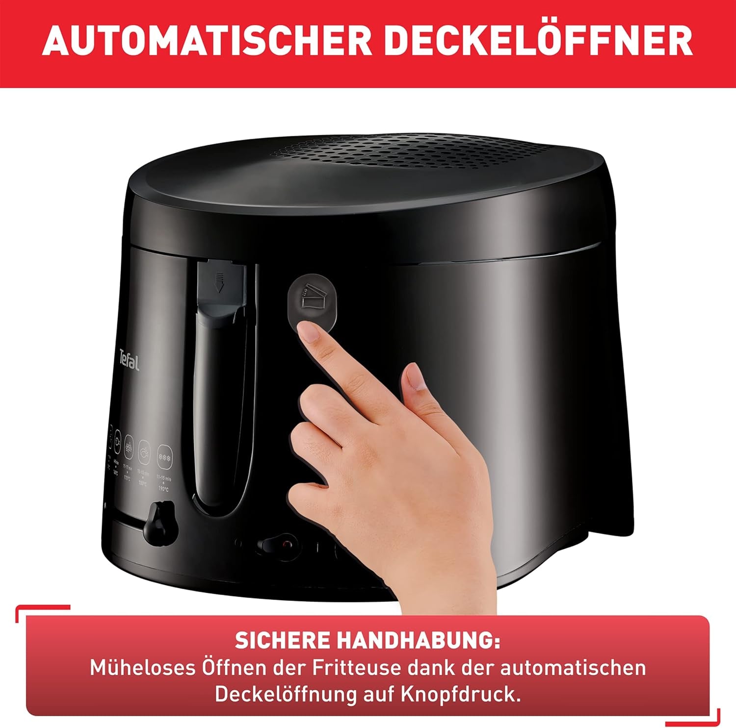 Tefal Maxi Fritös, Cool Wall Technology, 1,2 kg, justerbar termostat Vitvaror Naty Shop