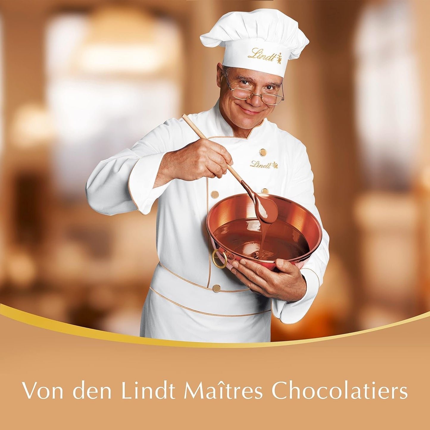 Sortiment Lindt Choklad LINDOR | 1371 g, Klassisk | ca. 80 bollar choklad (mjölk, vit, mörk 60%, hasselnöt) | Bulkförpackning, 1 kg