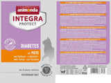 Animonda INTEGRA PROTECT våtfoder för diabetiska katter med kalkonkött (24 x 85g), rekommenderat av veterinärer för diabetes, ett komplett dietfoder för vuxna katter, utvecklat tillsammans med veterinärer.