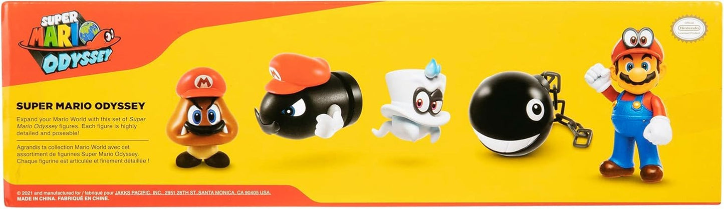 Ksruee Super Mario Mario Odyssey 5,6 cm Pack Actionfigurer Naty Shop