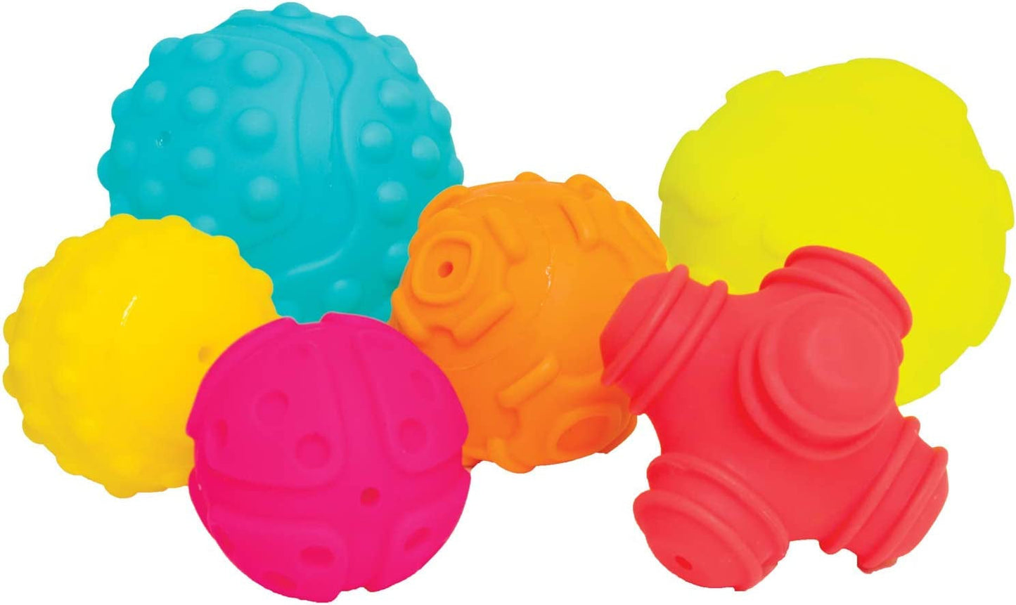 Playgro skallerboll för barn - skallerboll för barn - skallerboll för barn - skallerboll - motorik - leksak för barn - motorik för barn - färgglada Leksaker Bebe Naty Shop Sensory Balls