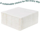 Table Kind 100 White Soft Napkins in Bulk, High Quality Napkins for Party, Catering and Daily Use, FSC, Sustainable and Recyclable, Made in EU | 2Ply | 33 cm