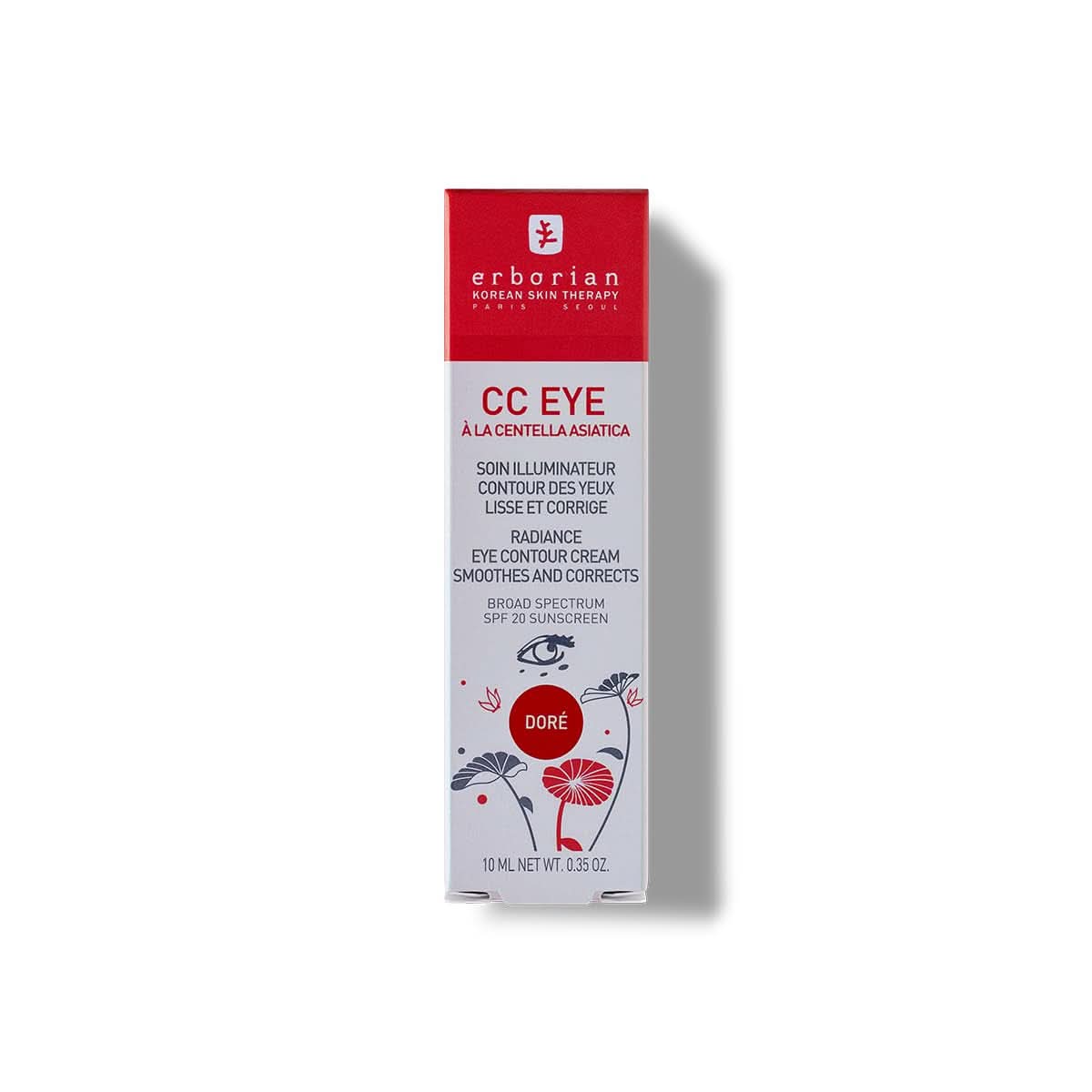 Erborian - CC Eye Cream Gold med Centella Asiatica - Eye contour corrector Cosmetics and Beauty Naty Shop