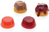 Kitchencraft Mini Pudding Formar Anodiserad aluminium 7,5 cm Set med 4 Silver Bakformar & Brickor Naty Shop