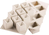 Silikomart, Form för Tartufo silikonkakor, 8 enkelportar, Ø 62 H 52 mm Kök Naty Shop Mosaico