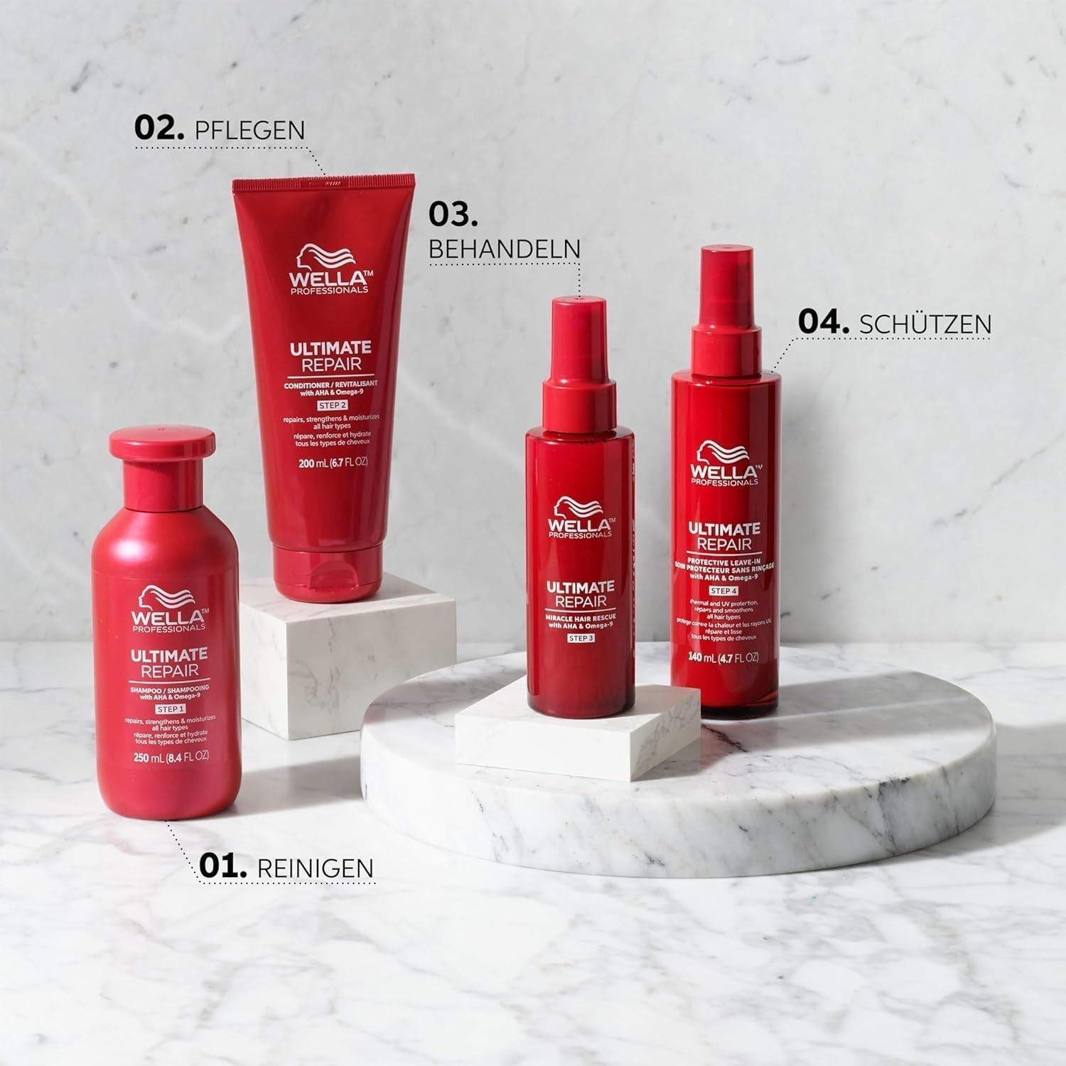 Wella Professionals Ultimate Repair djuprengörande schampo, 250 ml Wella dusch och bad
