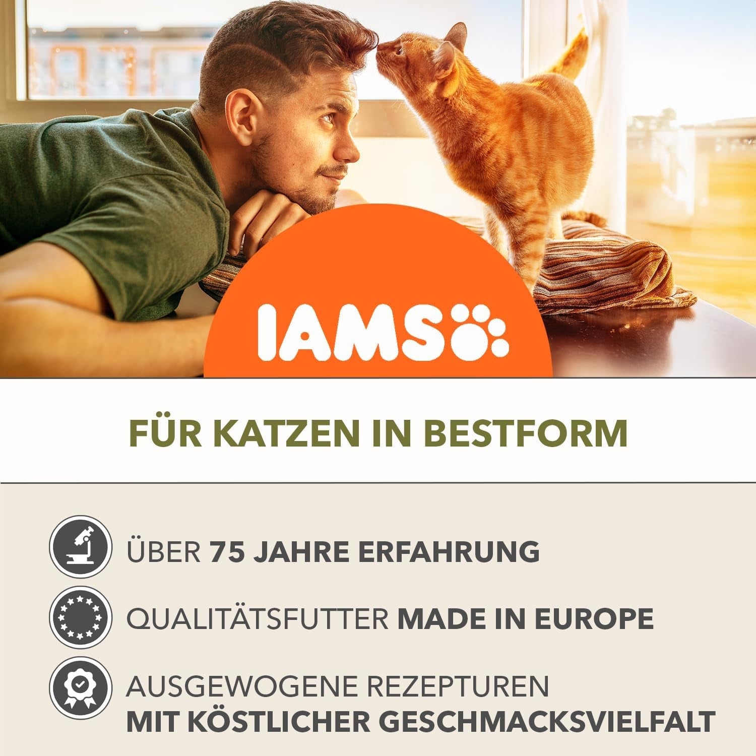 IAMS Delights Land Collection Spannmålsfritt våtmat för katter - Köttsortspaket Multipack Spannmålsfritt våtfoder för katter 1 år och över 12 x 85g