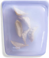 Stasher Bag Premium Silikon Återanvändbar Matpåse Halv Gallon Blå Hållbar Ugn Diskmaskin Frys Säker Miljövänlig Lunchpåse Matförberedelser 1893ml Matförvaringslådor Naty Shop Lavendel