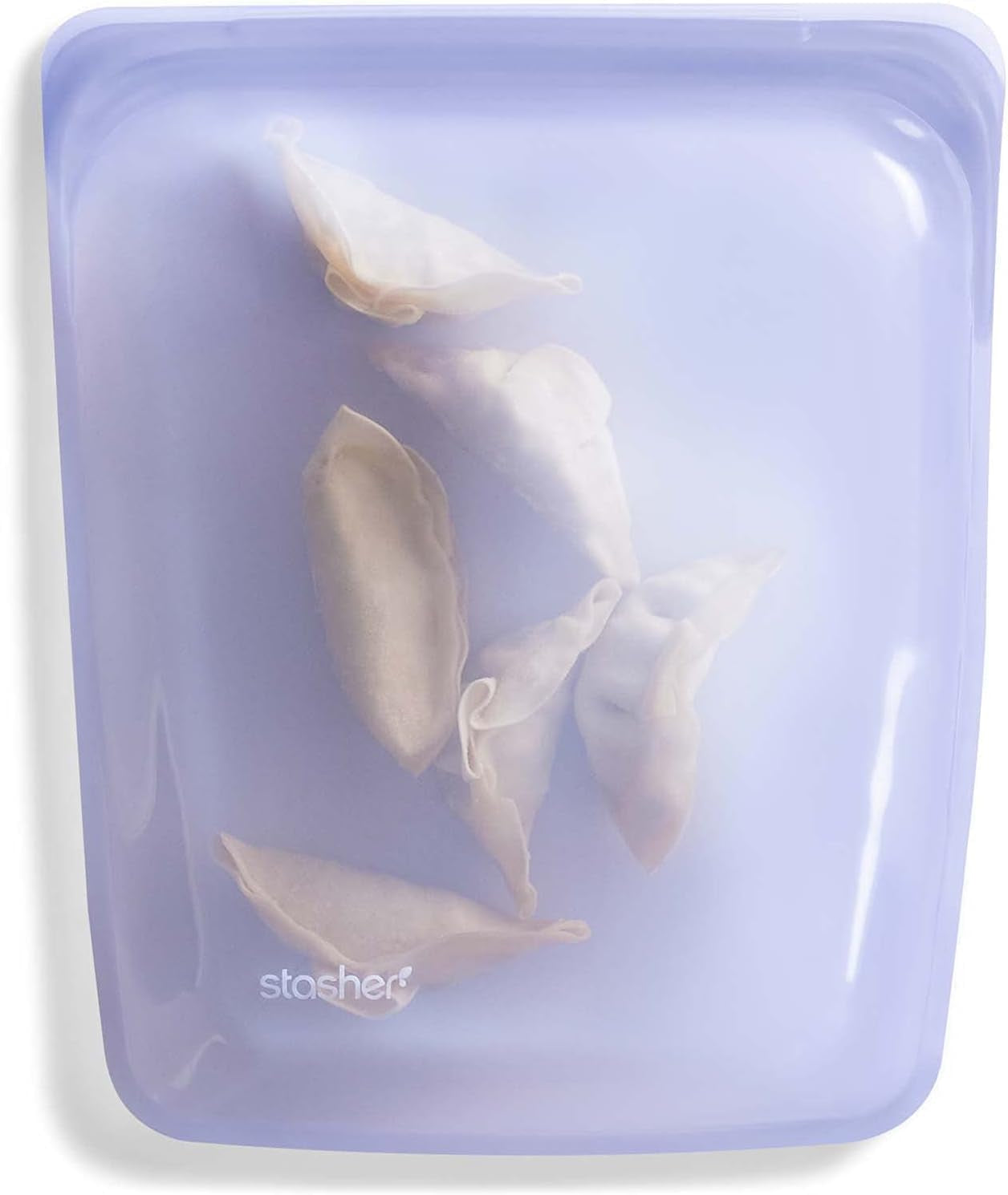 Stasher Bag Premium Silikon Återanvändbar Matpåse Halv Gallon Blå Hållbar Ugn Diskmaskin Frys Säker Miljövänlig Lunchpåse Matförberedelser 1893ml Matförvaringslådor Naty Shop Lavendel