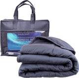 Polar Night tyngd filt för vuxna 150 X 200 Cm, 9 Kg - Tyngd filt för djup sömn, tung filt, terapifilt gjord av 100 % mikrofiber, avkopplande filt Oeko-Tex® 100 Täcken Standardsängar och filtar Polar Night 150 X 200 Kilogram 9.