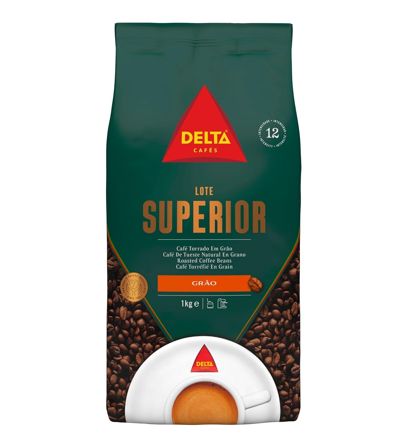 Förpackningssats Delta Superior kaffebönor 1 kg