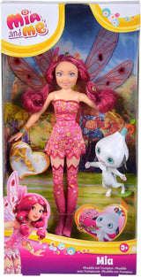 Simba 109483042 Mia and Me dress-up docka, Phuddle med Trumptus, tomte med vingar och rörliga ben, 6X hårspännen, 2X armband, från 3 år, flerfärgad, 23 cm Naty Shop Dolls