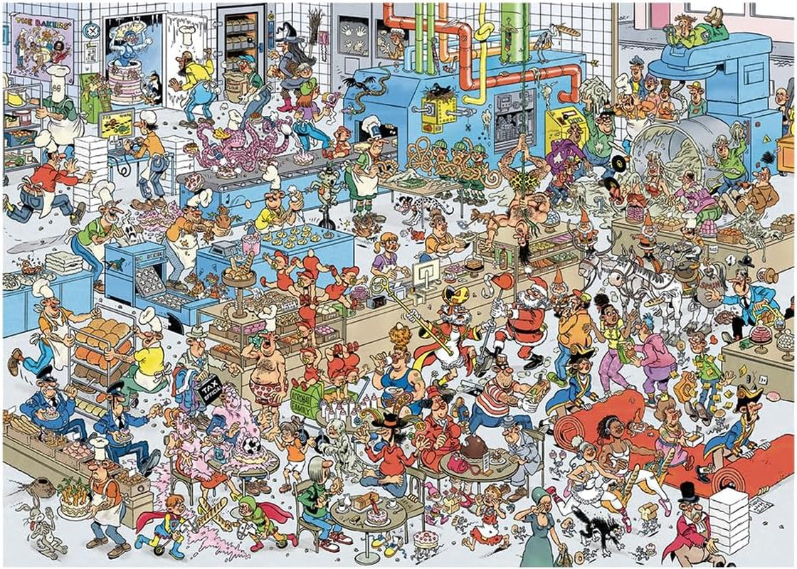 Jan Van Haasteren, The Bagery, pussel 2000 bitar för vuxna Puzzle Naty Shop
