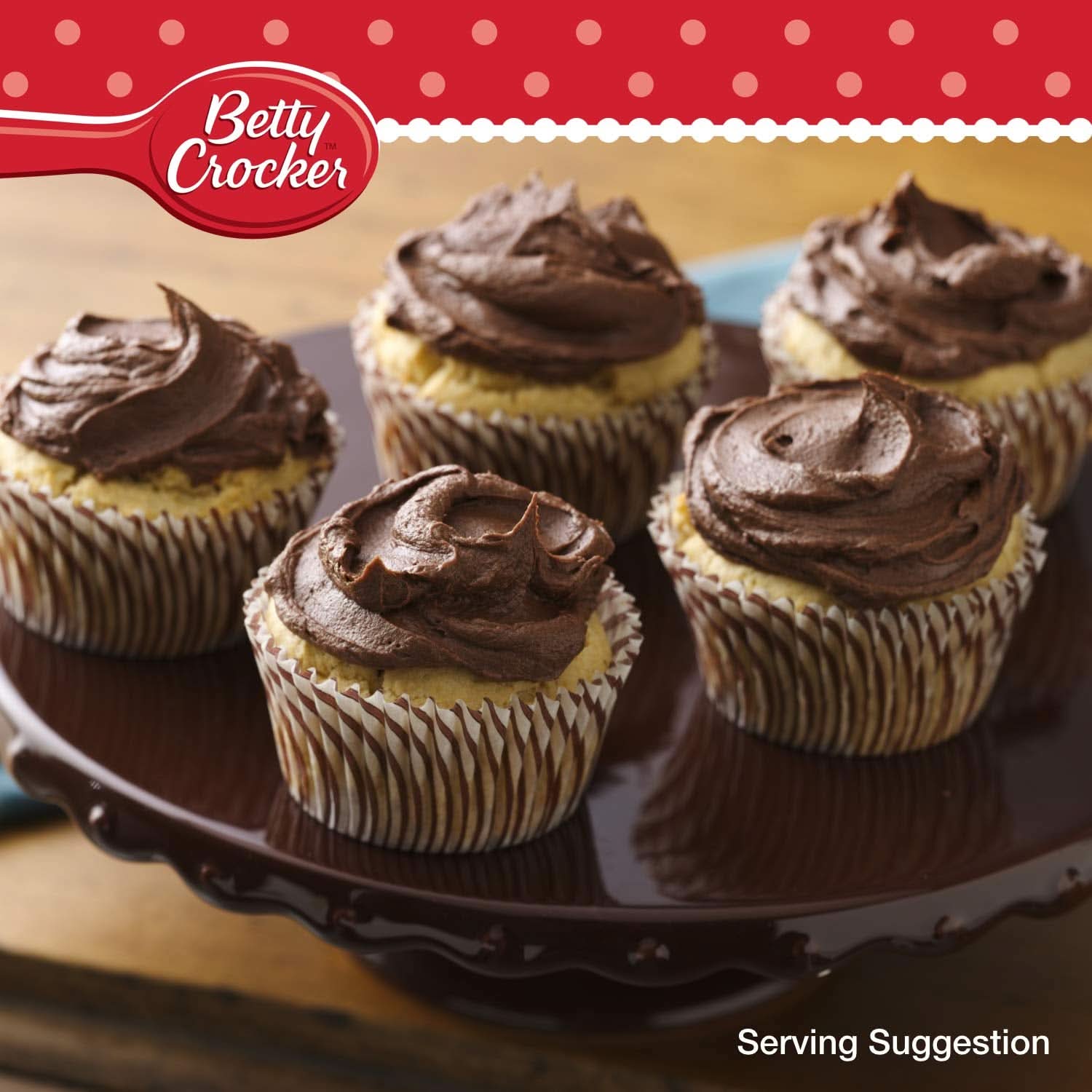 Betty Crocker, Tårtglasyr med choklad och kola, 400 grams glasyr och dekor Naty Shop