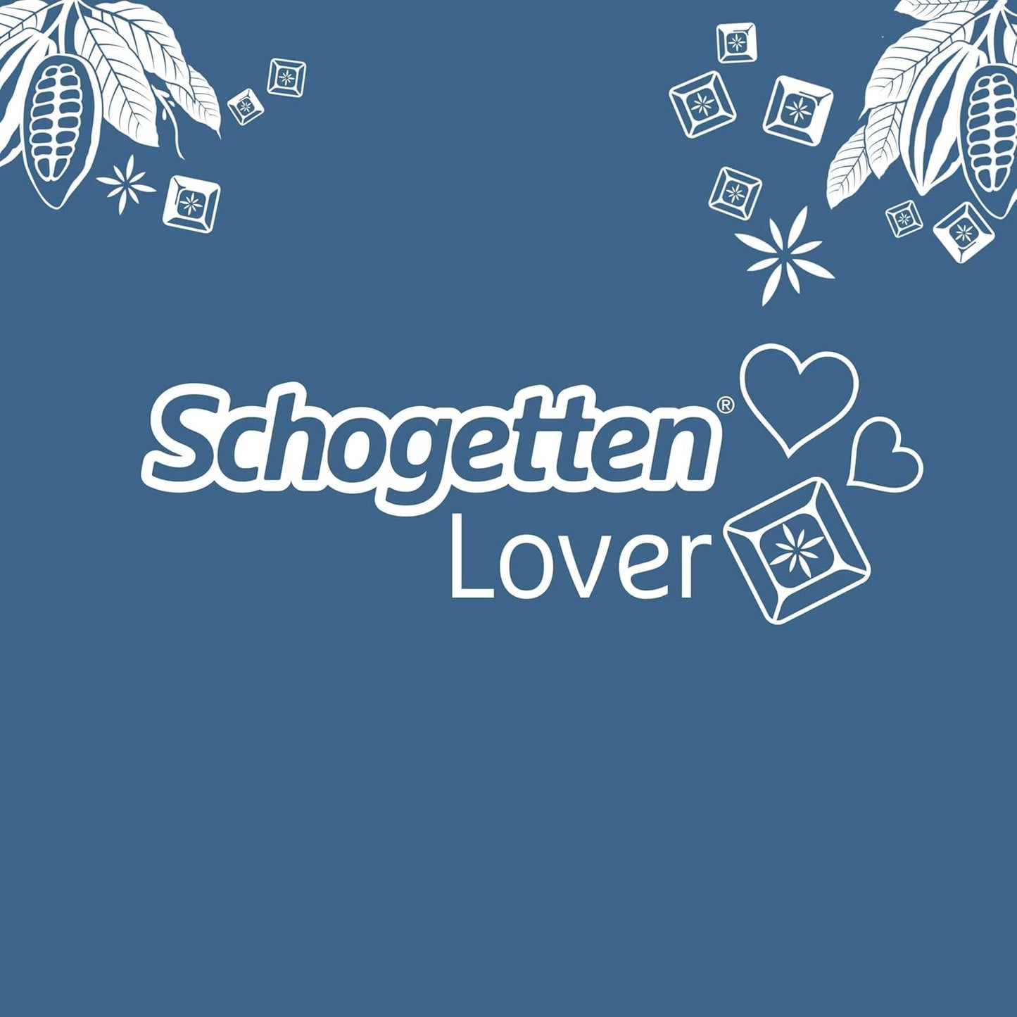 Schogetten Nougat chokladkaka 100g, individuellt portionerad. En fröjd. Bit för bit.