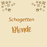 Schogetten Blond Caramel | Karamell med vit choklad och kola bitar | Chokladkaka 100g | Bekvämt portionerad