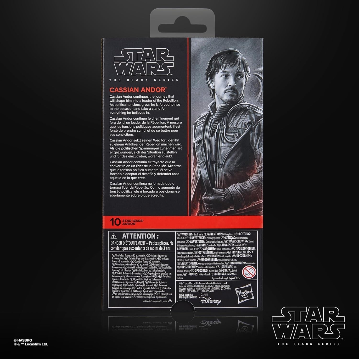 Star Wars Black Series Cassian Andor Andor Collectible Actionfigur, 15 cm Actionfigurer Naty Shop