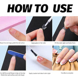600st Ovala False Nail Tips 12 Storlekar Korta Nageltips Franska Halvtäckande False Nail Tips för Gör-det-själv Nagelsalong Transparent