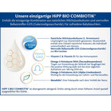 HiPP 3 Organic Combiotik (4 x 600g), tillskottsmjölk från 10 månader, med naturliga kulturer av mjölksyra, vitamin C och D, GOS, Omega-3 (DHA, ALA), av bästa ekologiska kvalitet