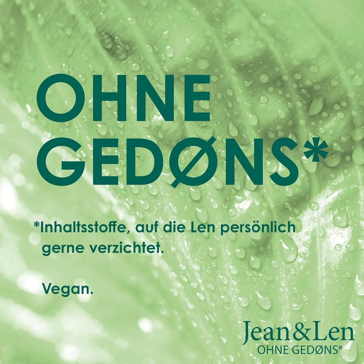 Jean & Len Green Tea & Lime fuktgivande schampo, för normalt till fett hår, 300 ml dusch och bad Jean & Len Green Tea & Lime