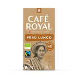 Café Royal Peru Lungo Bio – Nespresso®-kompatibel Kaffeekapseln, 100 % Arabica från Peru, krämig, Intensität 5/12, Fairtrade, 100 Kapseln